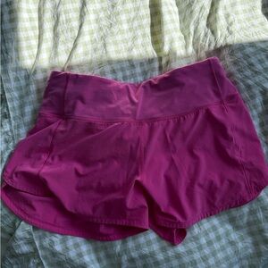 lululemon athletica Vibrant Pink Athletic Shorts